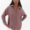 CamiciaRose Taupe Donna Camicie E Bluse XX021E0IO-J11
