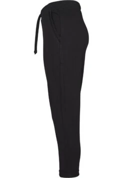 URBAN CLASSICS Ladies Open Edge Terry Turn Up PantsPantaloni SportiviBlack Donna Pantaloni UR621A01M-Q11 -Vendite Next 011d71b1172f49ec861f24e6d4661df8