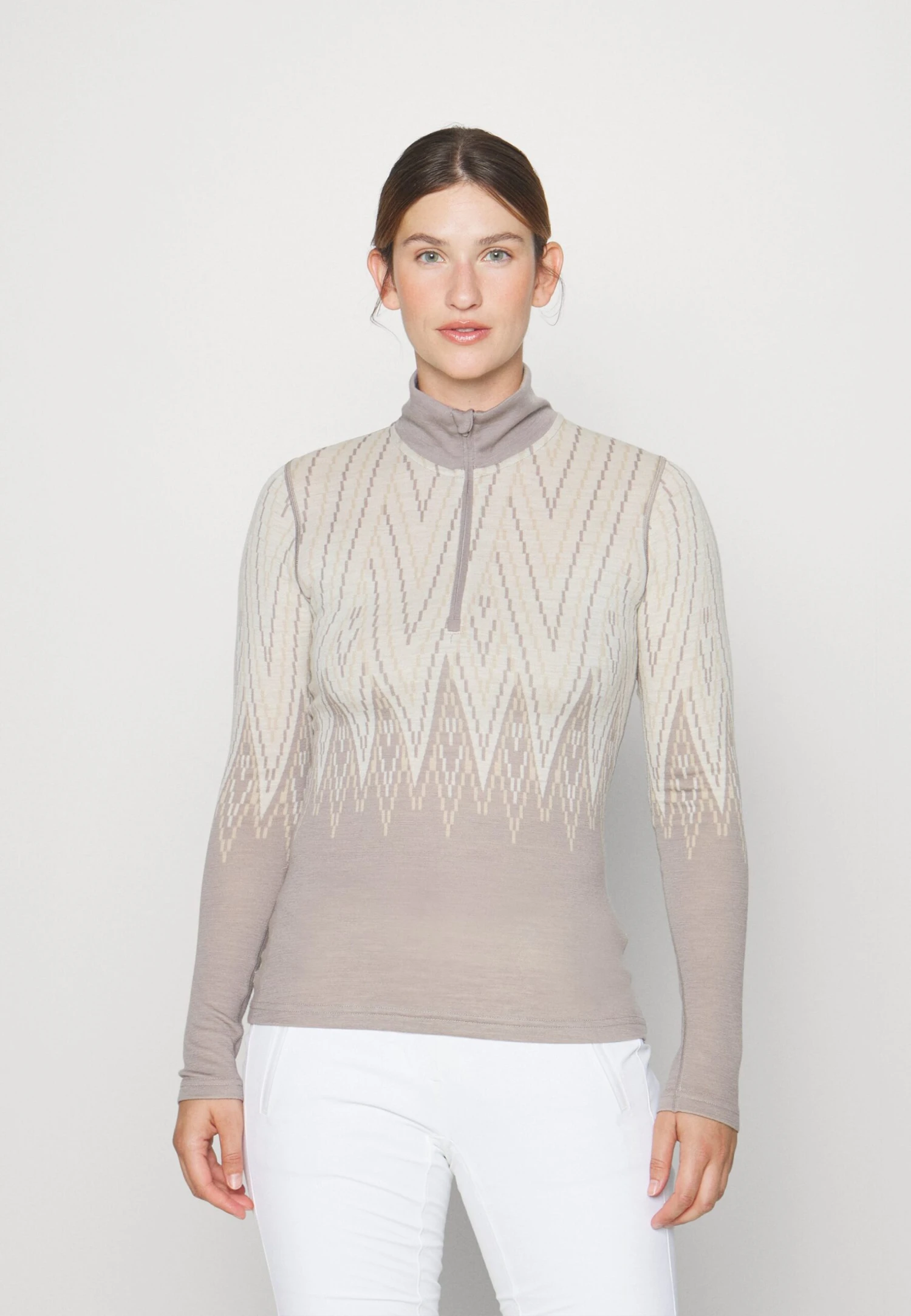 Kari Traa Juliane HalfzipMaglietta A Manica LungaGrey Donna T-shirt E Top KT041I05K-C11 1 Kari Traa Juliane HalfzipMaglietta A Manica LungaGrey Donna T-shirt E Top KT041I05K-C11