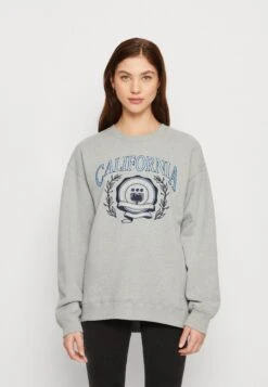 Hollister Co. Trend CrewFelpaLight Grey Donna Felpe H0421J076-C11