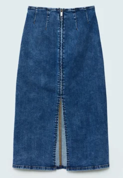 Stradivarius Stretch- Gonna Di Jeans - Dark Blue Denim -Vendite Next 026f51e61b0f46a49c5ae76ab3ac1266