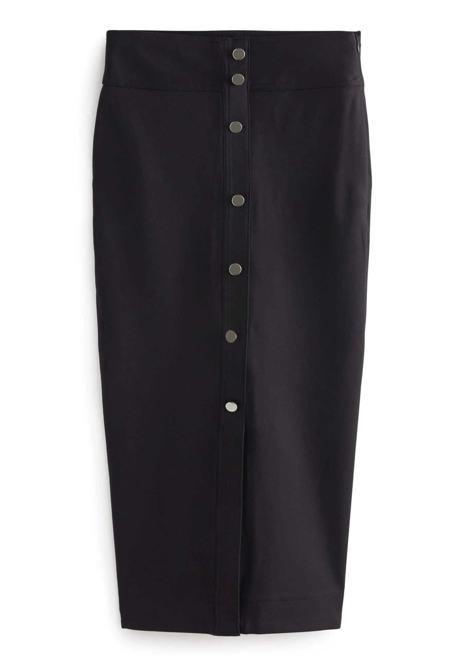 Next Tailored Button Detail Gonna A TubinoBlack Donna Gonne NX321B0QN-Q11 5 Next Tailored Button Detail Gonna A TubinoBlack Donna Gonne NX321B0QN-Q11 - immagine 5