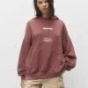 PULL & BEAR Highfive SloganFelpa Con CappuccioBerry Donna Felpe PUC21J10Y-I11