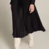 ELENA MIRO Plissé In - Gonna A Campana - Nero