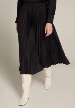 ELENA MIRO Plissé In - Gonna A Campana - Nero