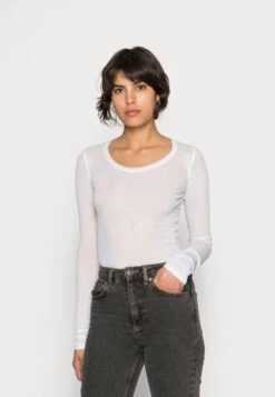 American Vintage Maglietta A Manica LungaBlanc Donna T-shirt E Top AM221D06L-A11