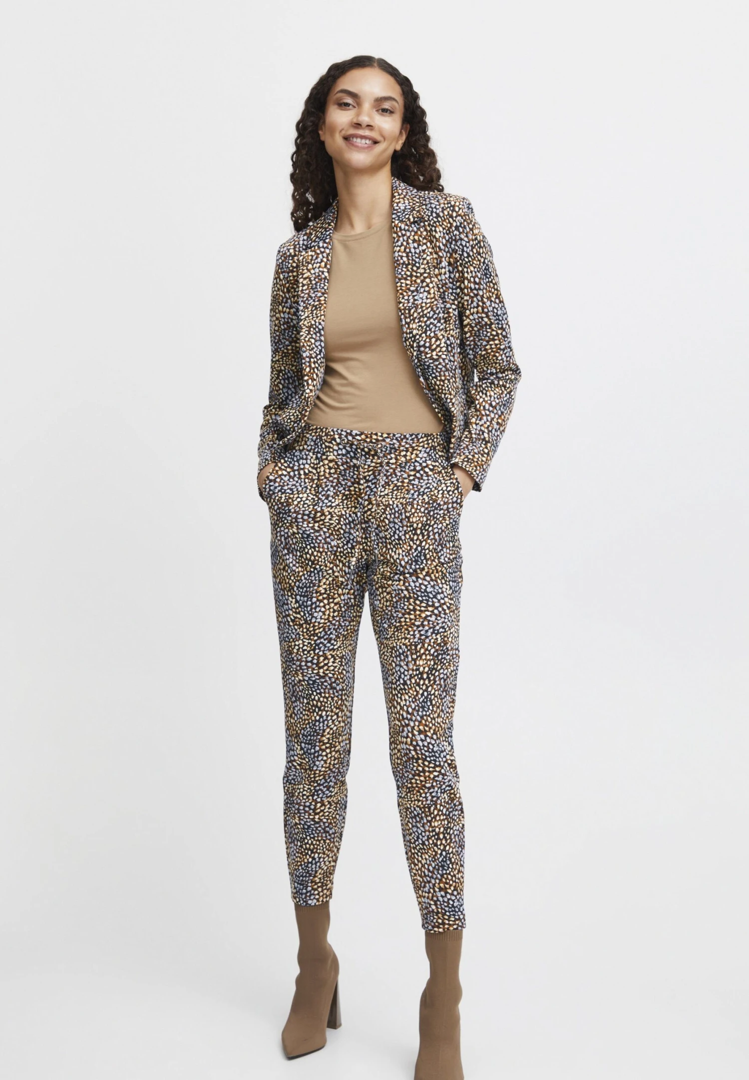 B.young Byrizetta PantaloniMonks Robe Mix Donna Pantaloni BY221A088-O12 2 B.young Byrizetta PantaloniMonks Robe Mix Donna Pantaloni BY221A088-O12 - immagine 2