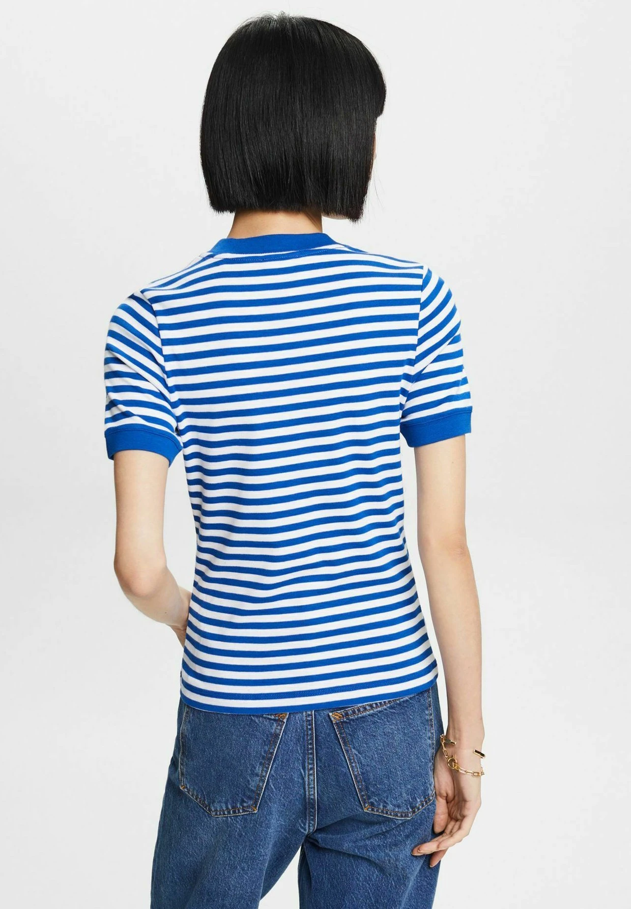 ESPRIT T-Shirt Con StampaBright Blue Donna T-shirt E Top ES121D2L3-K11 3 ESPRIT T-Shirt Con StampaBright Blue Donna T-shirt E Top ES121D2L3-K11 - immagine 3