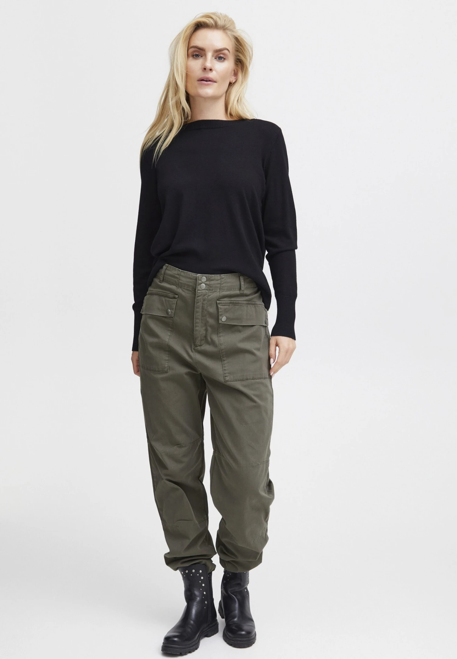 Pzdrew Hw Full LengthPantaloni CargoKalamata Donna Pantaloni PUH21A02C-N11 2 Pzdrew Hw Full LengthPantaloni CargoKalamata Donna Pantaloni PUH21A02C-N11 - immagine 2