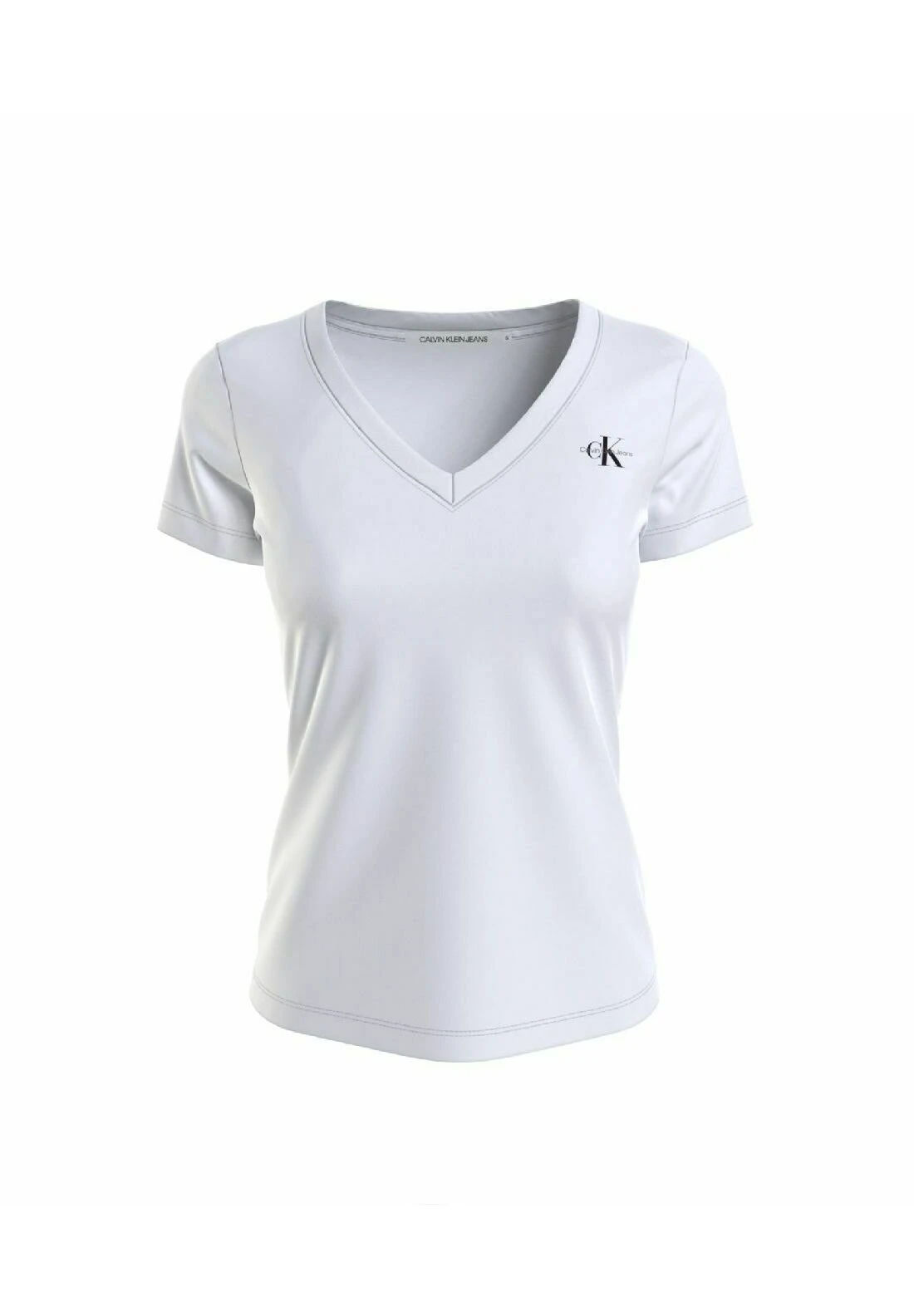 Calvin Klein Jeans T-Shirt BasicBianco Donna T-shirt E Top C1821D0N9-A11 1 Calvin Klein Jeans T-Shirt BasicBianco Donna T-shirt E Top C1821D0N9-A11