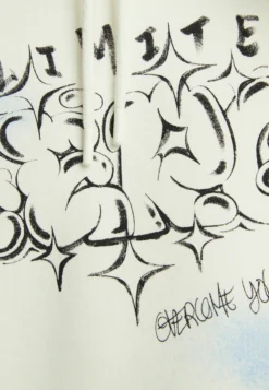 BERSHKA Printed Felpa Con CappuccioWhite Donna Felpe BEJ21J0H9-A11 -Vendite Next 1432d1af40ff443892b10f7b0735346e scaled