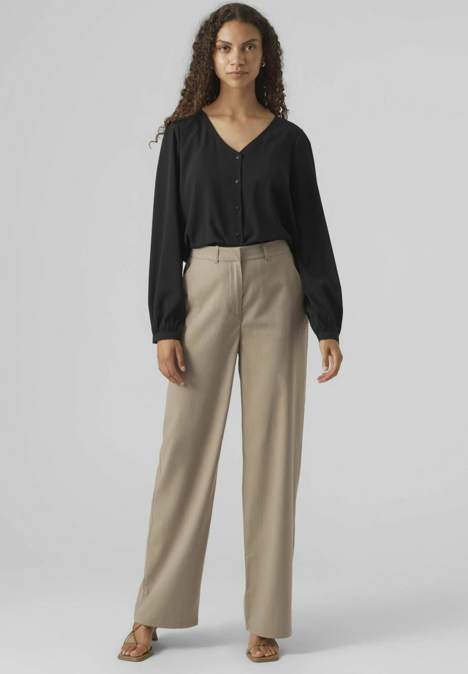 Vero Moda Dagnyalba Waist Regulated PantaloniBrown Lentil Donna Pantaloni VE121A1HW-O11 2 Vero Moda Dagnyalba Waist Regulated PantaloniBrown Lentil Donna Pantaloni VE121A1HW-O11 - immagine 2