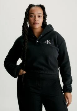Calvin Klein Jeans Cropped SherpaFelpa In PileCk Black Donna Felpe C1821J0EQ-Q11 -Vendite Next 14f6382ef46a43f1b9b47baad502f932