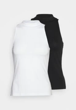 Even&Odd 2 PackTopBlack/White Donna T-shirt E Top EV421D24X-Q11 -Vendite Next 163e9e2fb2b046b0a6b38344039fea22