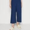 Marc O'Polo DENIM Culottes Elastic Waist Seam Pockets Solid ColPantaloniAdmiral Donna Pantaloni OP521A03V-K11