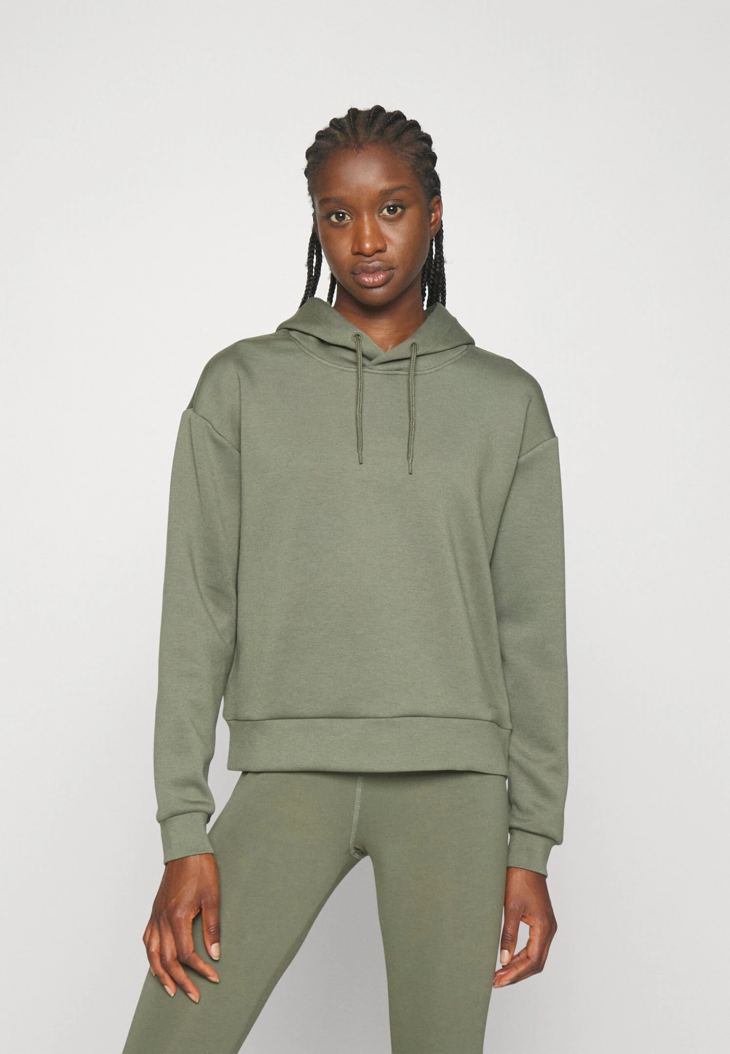 Only Play Onploungels HoodFelpa Con CappuccioDusty Olive Donna Felpe NL241G08O-N12 1 Only Play Onploungels HoodFelpa Con CappuccioDusty Olive Donna Felpe NL241G08O-N12