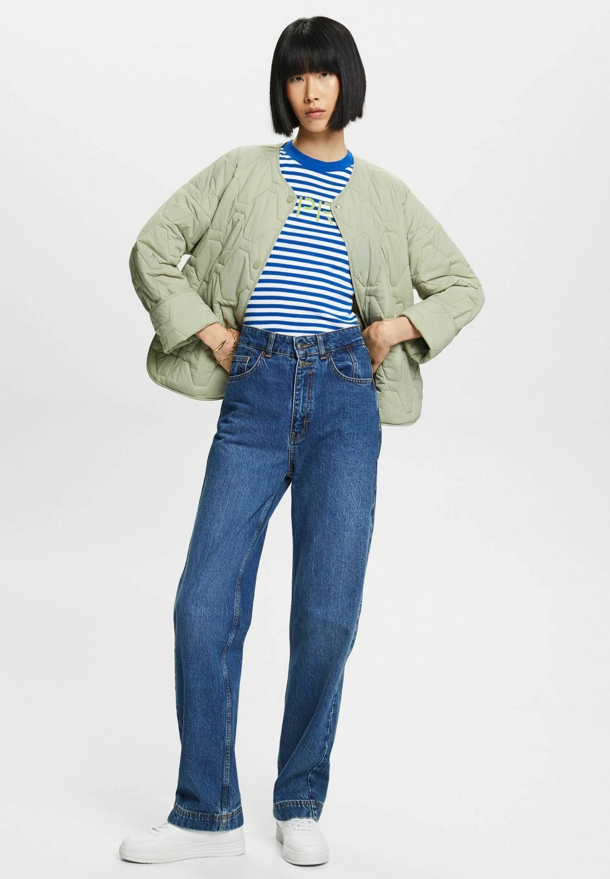 ESPRIT T-Shirt Con StampaBright Blue Donna T-shirt E Top ES121D2L3-K11 2 ESPRIT T-Shirt Con StampaBright Blue Donna T-shirt E Top ES121D2L3-K11 - immagine 2