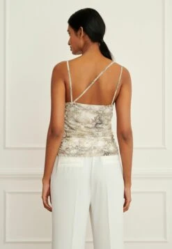 Next Mesh Draped Ruched Cami TopTopSnake Print Donna T-shirt E Top NX321D1K4-B11 -Vendite Next 1e0ff827189e48f58ea5773ff0d4904f