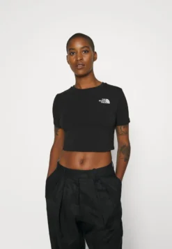 The North Face Crop TeeT-Shirt BasicBlack Donna T-shirt E Top TH321D01P-Q11