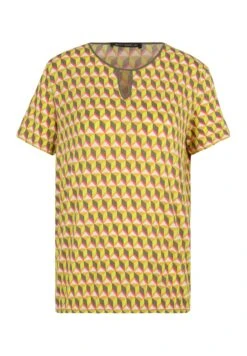 Betty Barclay Mit GummizugT-Shirt Con StampaKhaki Yellow Donna T-shirt E Top 2BE21D0WS-N11