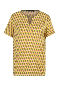 Betty Barclay Mit GummizugT-Shirt Con StampaKhaki Yellow Donna T-shirt E Top 2BE21D0WS-N11