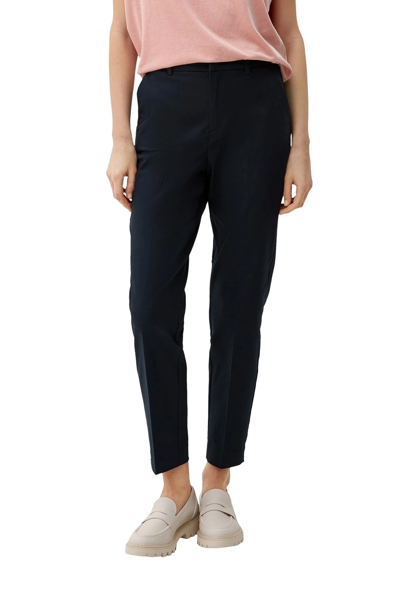 S.Oliver Regular Met Tapered LegChinoNavy Donna Pantaloni SO221A132-K11 4 S.Oliver Regular Met Tapered LegChinoNavy Donna Pantaloni SO221A132-K11 - immagine 4