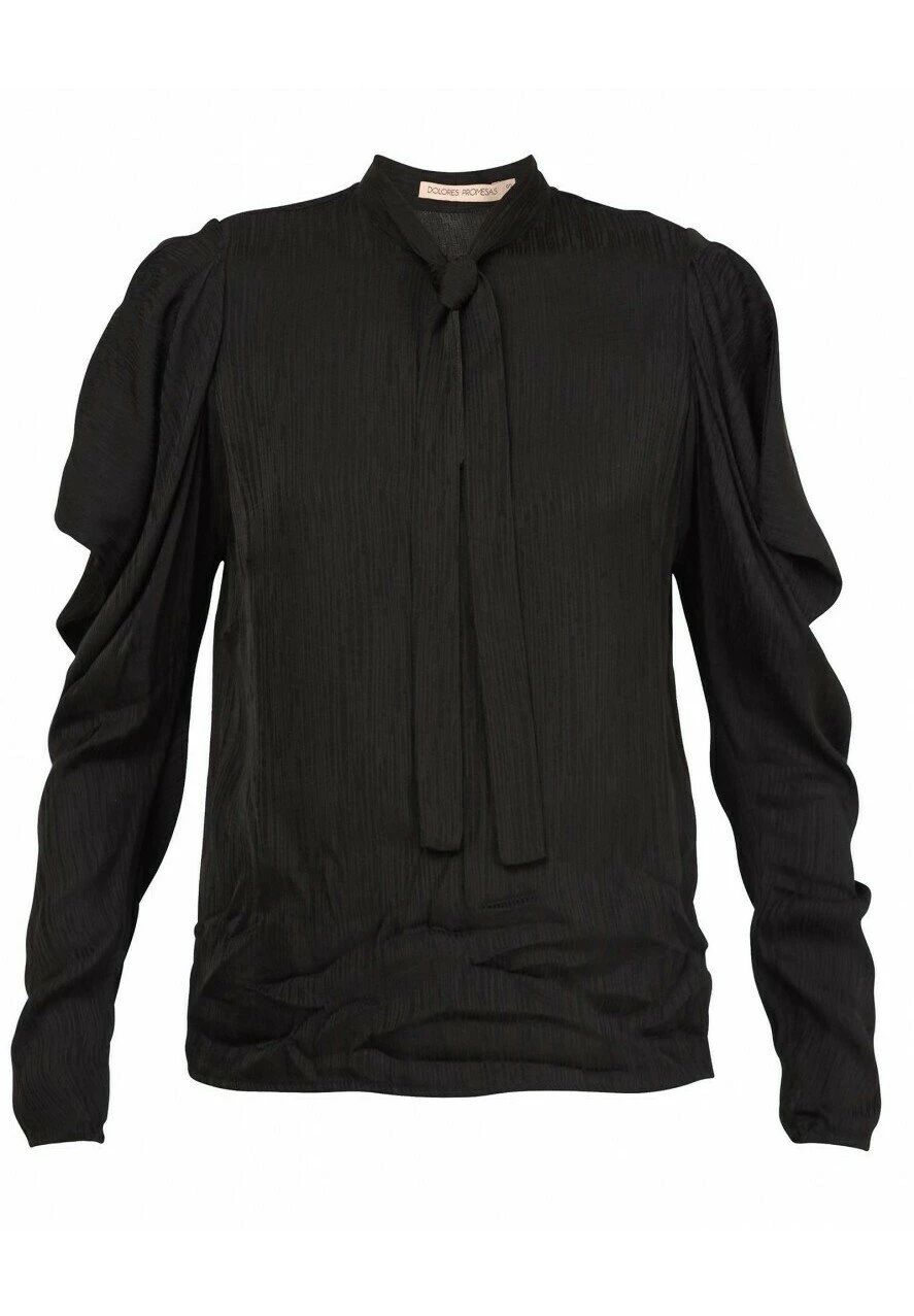 De Gasa Con Manga Frunce Y En EscoteCamicettaBlack Donna Camicie E Bluse D4J21E000-Q11 6 De Gasa Con Manga Frunce Y En EscoteCamicettaBlack Donna Camicie E Bluse D4J21E000-Q11 - immagine 6