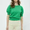 Minus Miliva Knit Tee - T-Shirt Basic - Island Green