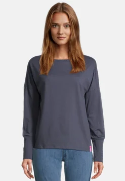 SmaakMaglietta A Manica LungaNavy Donna T-shirt E Top SGF21D00A-K11