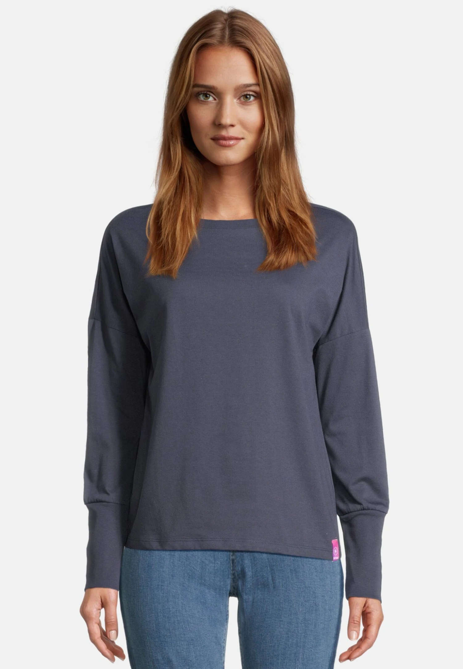 SmaakMaglietta A Manica LungaNavy Donna T-shirt E Top SGF21D00A-K11 1 SmaakMaglietta A Manica LungaNavy Donna T-shirt E Top SGF21D00A-K11