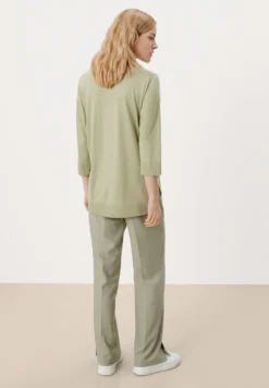 S.Oliver BLACK LABEL Mit RippdetailsMaglietta A Manica LungaLight Khaki Donna T-shirt E Top SOA21D0B4-M11 -Vendite Next 21dac434ab30408faae951e08e49fa6a scaled