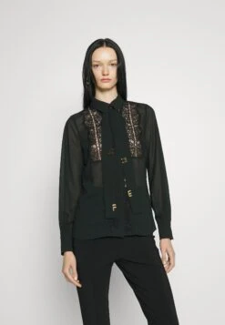 Elisabetta Franchi Womens BlouseCamicettaNero Donna Camicie E Bluse EF121E08Q-Q11