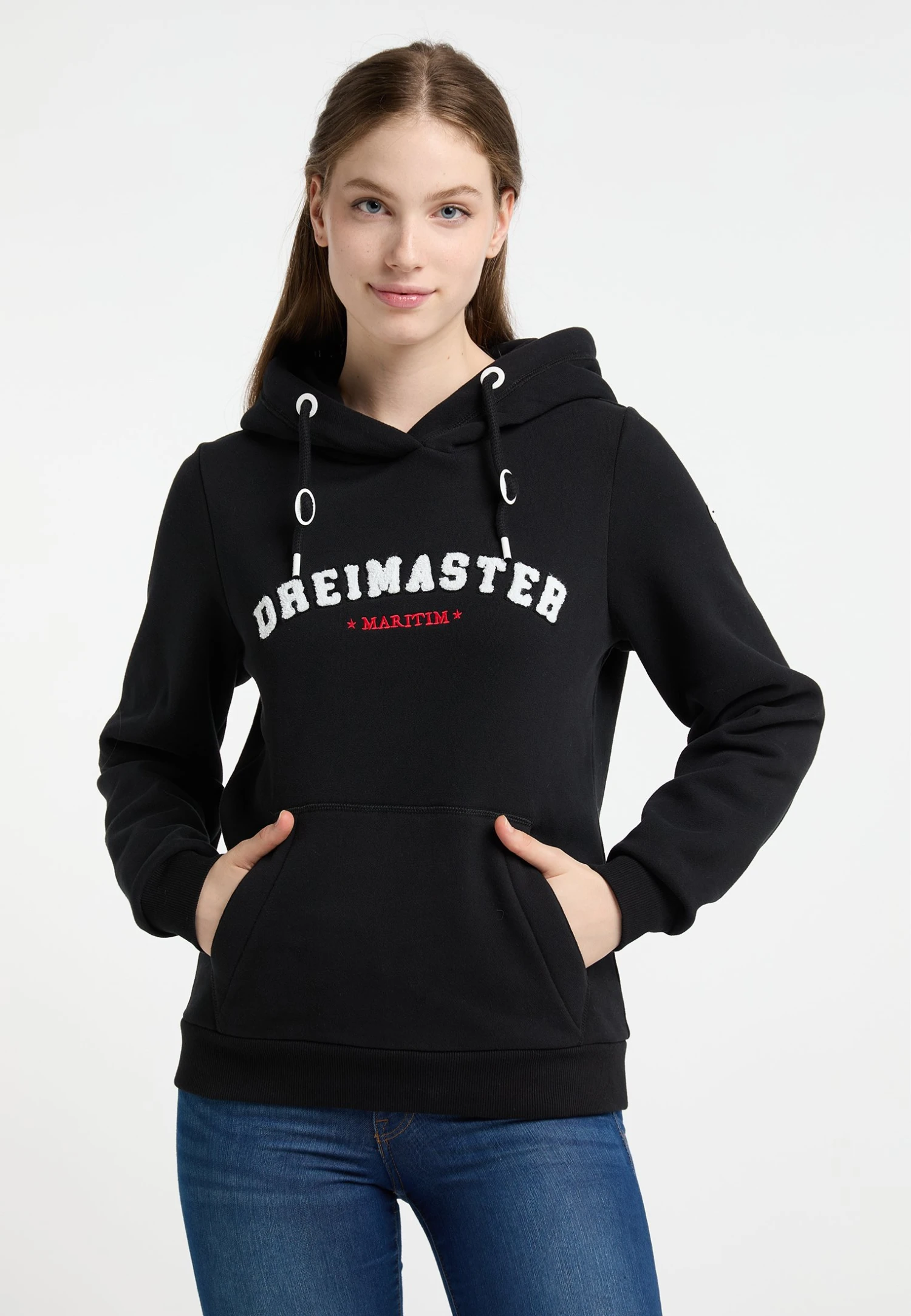 Dreimaster KilataFelpa Con CappuccioSchwarz Donna Felpe 4DR21J07R-Q11 1 Dreimaster KilataFelpa Con CappuccioSchwarz Donna Felpe 4DR21J07R-Q11