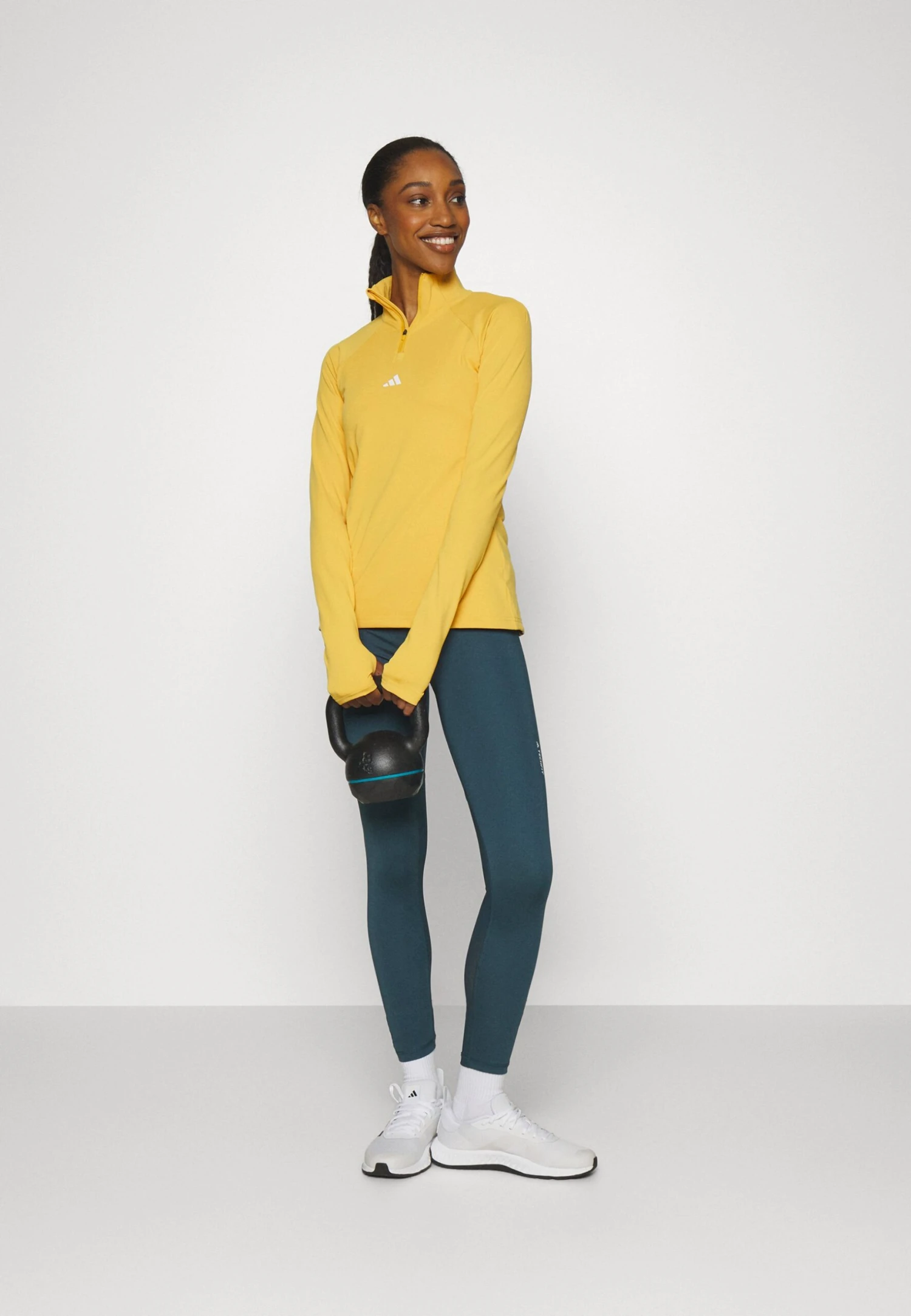 ADIDAS PERFORMANCE Maglietta A Manica LungaPreloved Yellow Donna T-shirt E Top AD541D2O8-E11 2 ADIDAS PERFORMANCE Maglietta A Manica LungaPreloved Yellow Donna T-shirt E Top AD541D2O8-E11 - immagine 2