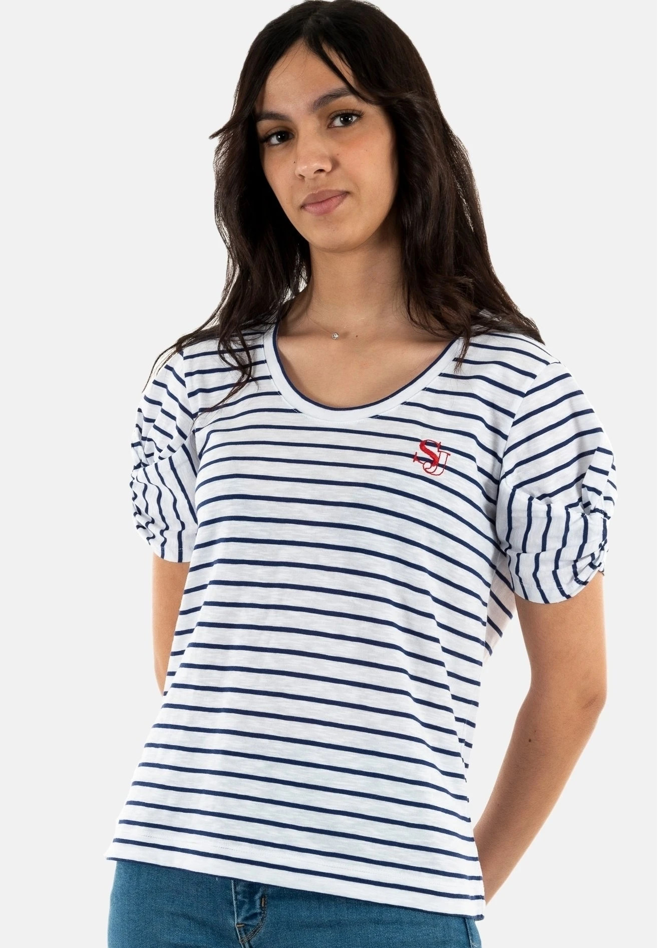 T-Shirt BasicBlanc Donna T-shirt E Top SZ021D04P-A11 1 T-Shirt BasicBlanc Donna T-shirt E Top SZ021D04P-A11