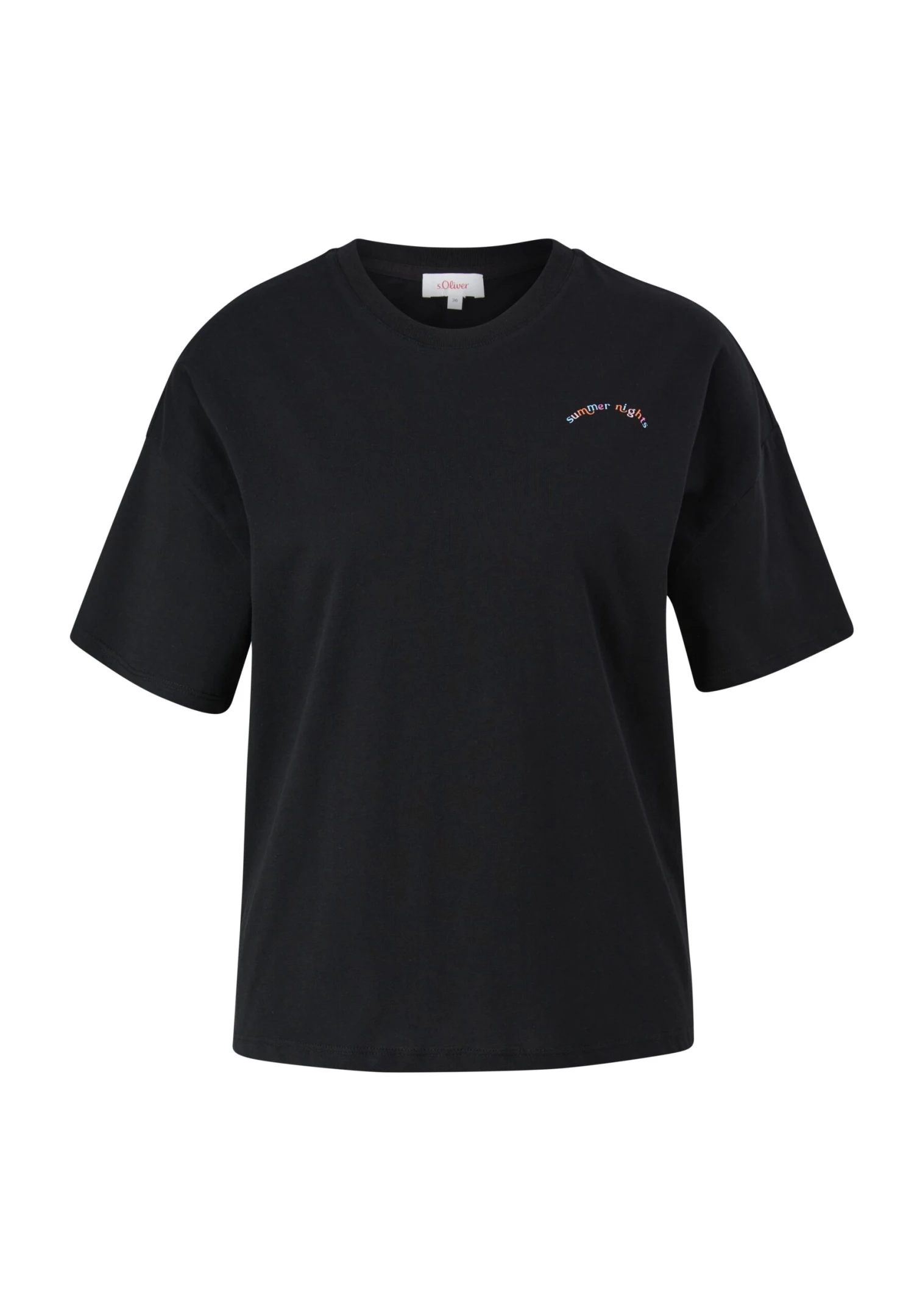 S.Oliver T-Shirt Con StampaSchwarz Donna T-shirt E Top SO221D2K0-Q11 7 S.Oliver T-Shirt Con StampaSchwarz Donna T-shirt E Top SO221D2K0-Q11 - immagine 7