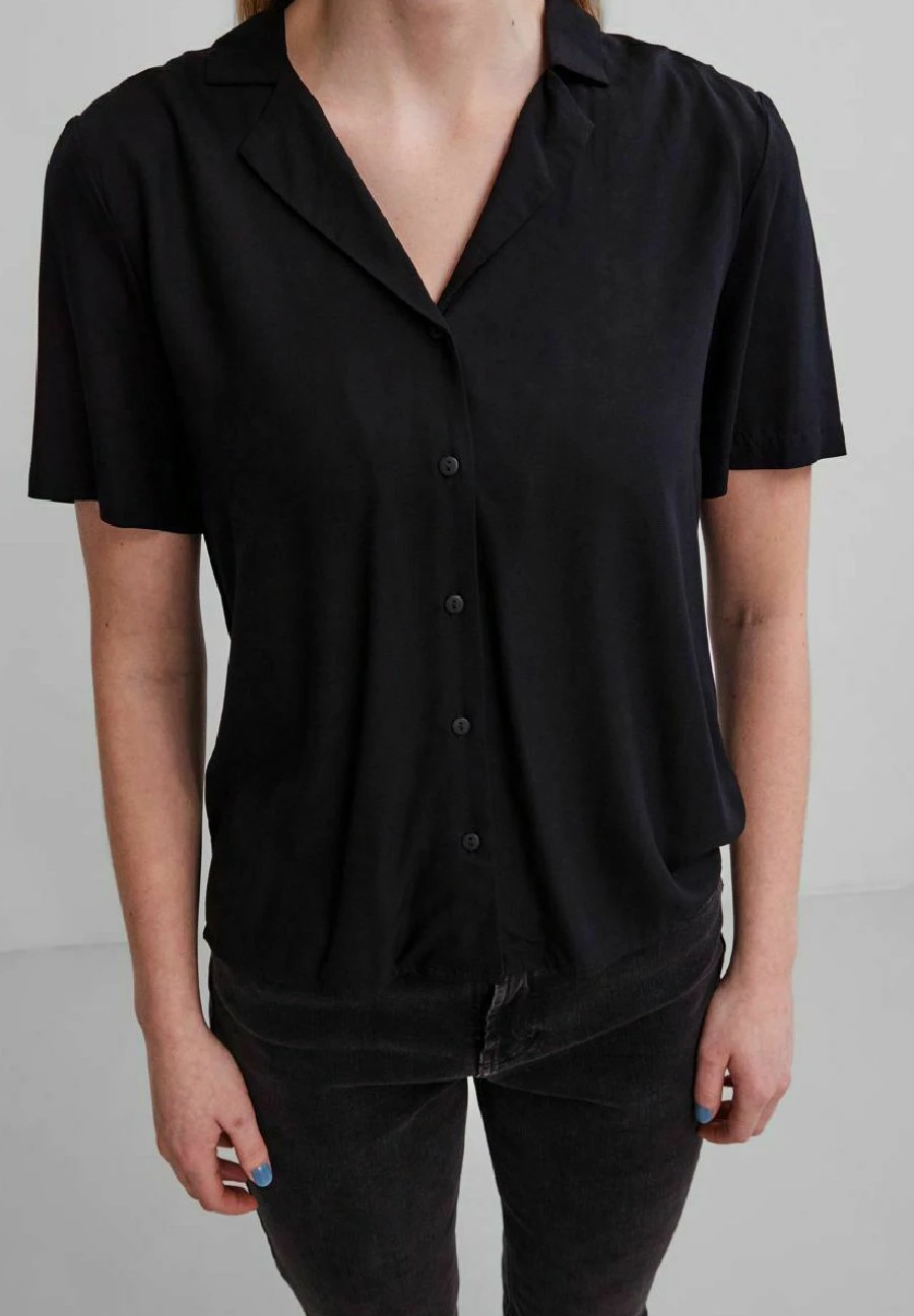 Pieces PcoliviaCamiciaBlack Donna Camicie E Bluse PE321E10D-Q11 4 Pieces PcoliviaCamiciaBlack Donna Camicie E Bluse PE321E10D-Q11 - immagine 4