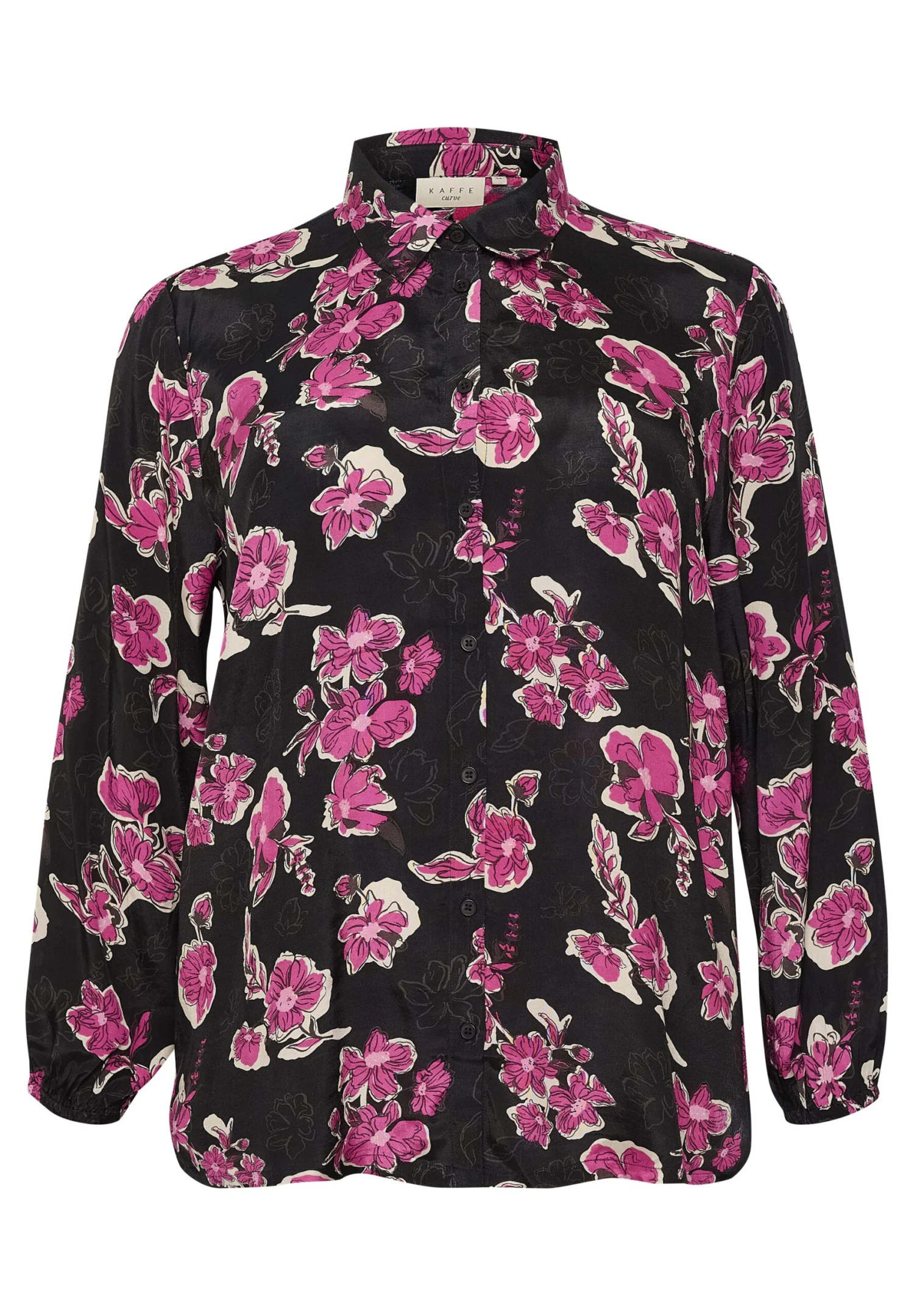 Polla CamiciaFuchsia Red Flower Print Donna Camicie E Bluse KAN21E0CJ-J11 5 Polla CamiciaFuchsia Red Flower Print Donna Camicie E Bluse KAN21E0CJ-J11 - immagine 5
