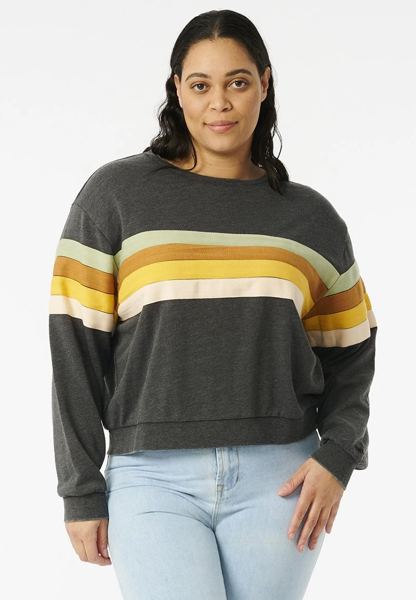 Rip Curl Trippin CrewFelpaWashed Black Donna Felpe RI721J03Y-Q11 6 Rip Curl Trippin CrewFelpaWashed Black Donna Felpe RI721J03Y-Q11 - immagine 6