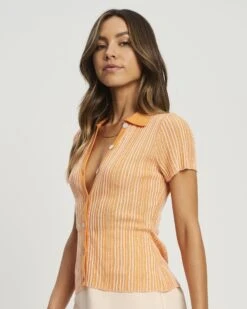 SukiPoloIvory Orange Donna T-shirt E Top SLZ21D00I-H11 -Vendite Next 348a7f2a8dae4d0cacb8992231b94b1c