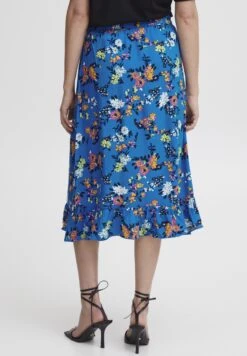 B.young Bymmjoella Long Frill- Gonna A Campana - Ibiza Blue Mix -Vendite Next 34ff8ddbf49e4446b6cfec8ae0b97b9b