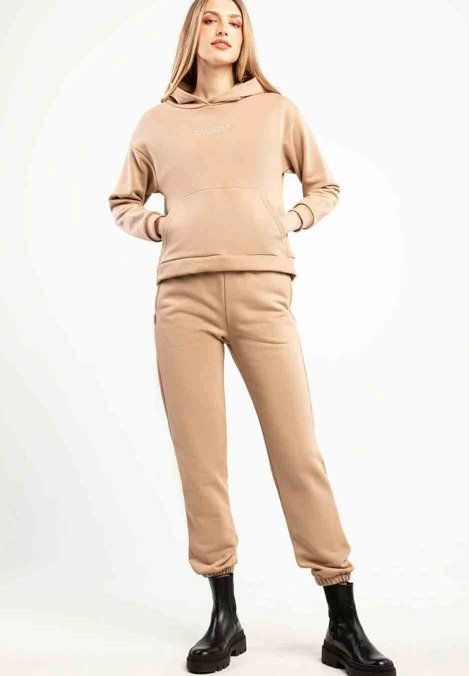 Hae- Felpa Con Cappuccio - Camel 2 Hae- Felpa Con Cappuccio - Camel - immagine 2