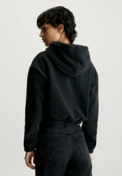 Calvin Klein Jeans Cropped SherpaFelpa In PileCk Black Donna Felpe C1821J0EQ-Q11 -Vendite Next 36f080c3206a432f879e68f966fa50cf