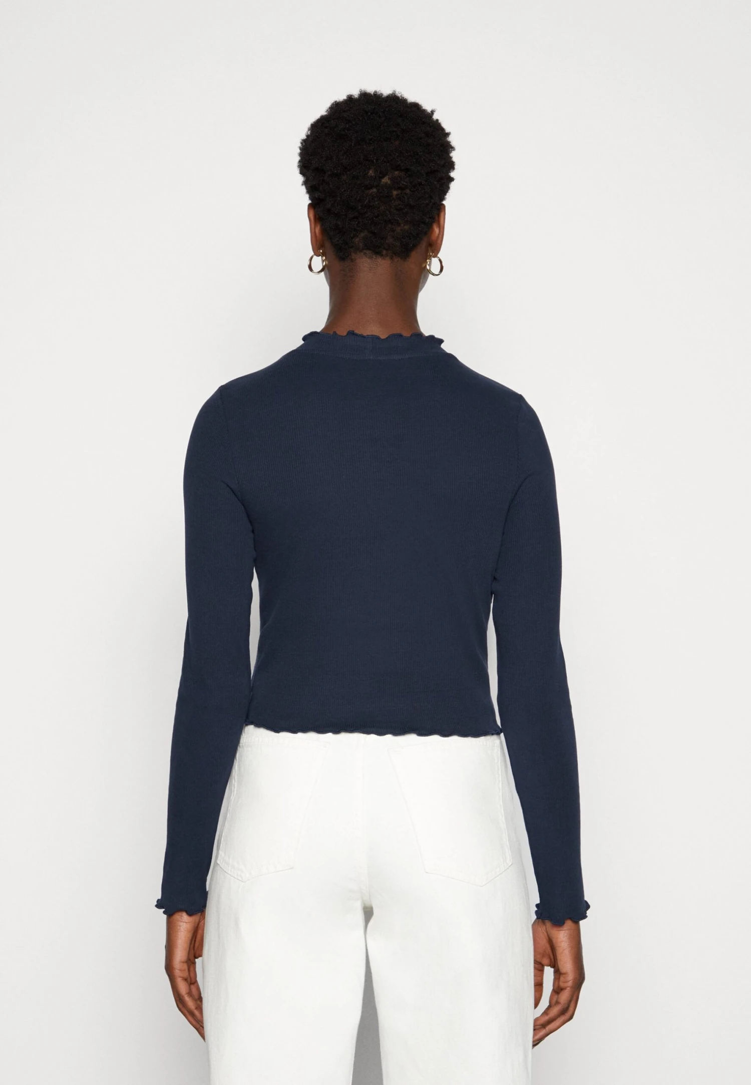 TOM TAILOR Denim MockneckMaglietta A Manica LungaSky Captain Blue Donna T-shirt E Top TO721D0ZK-K11 3 TOM TAILOR Denim MockneckMaglietta A Manica LungaSky Captain Blue Donna T-shirt E Top TO721D0ZK-K11 - immagine 3