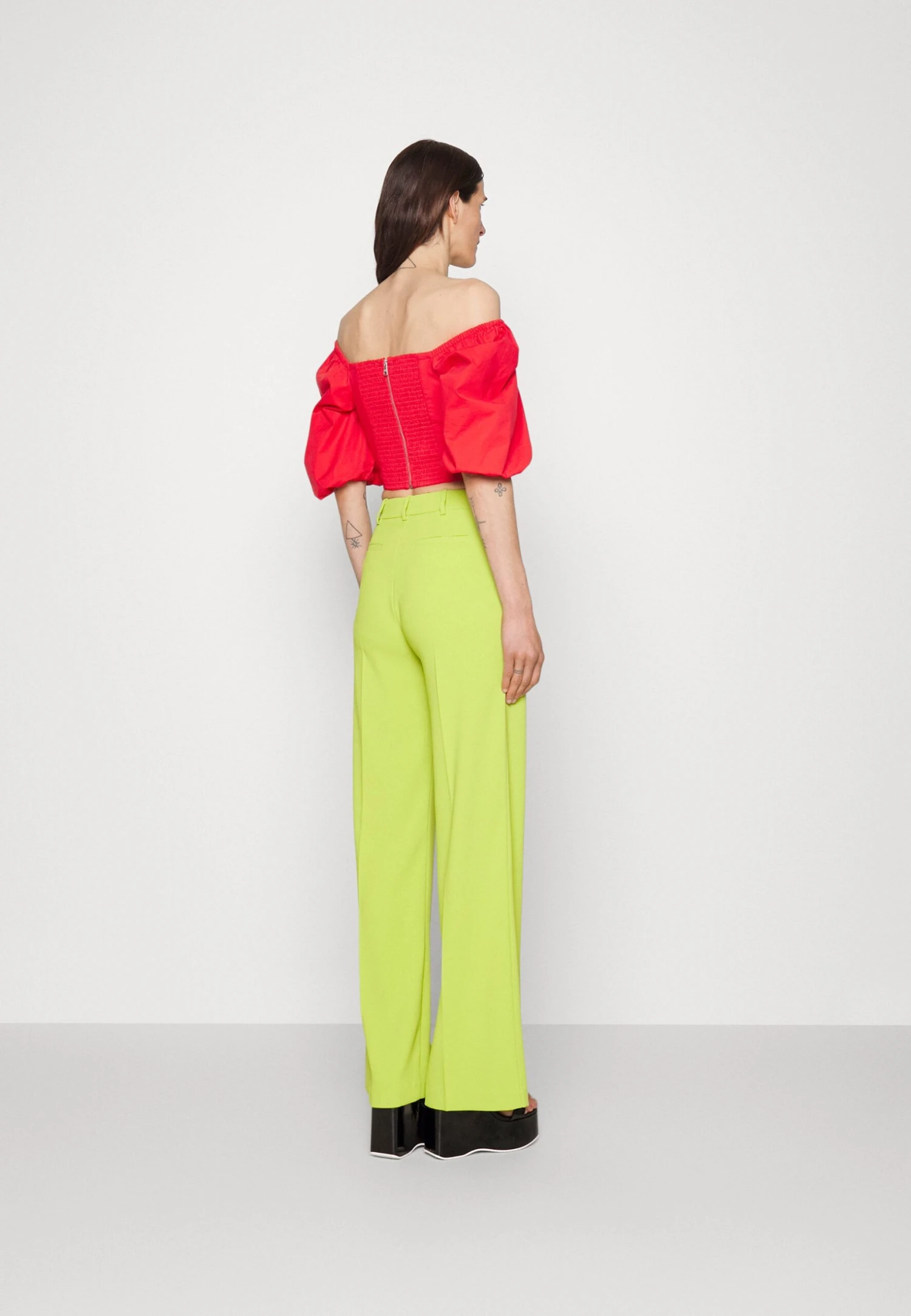 DKNY Crop - Camicetta - Mars Red 3 DKNY Crop - Camicetta - Mars Red - immagine 3