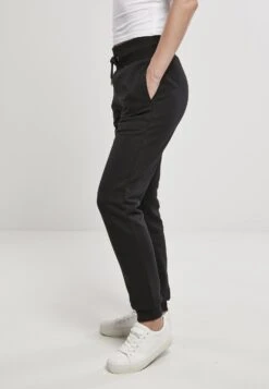 URBAN CLASSICS Ladies Organic High Waist Sweat PantsPantaloni SportiviSchwarz Donna Pantaloni UR621A04K-Q11 -Vendite Next 39e00d160bce4d6a8acbf709f5223e25