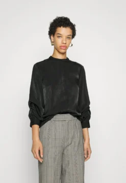 DKNY Baloon Sleeves ShirtCamicettaBlack Donna Camicie E Bluse DK121E05B-Q11