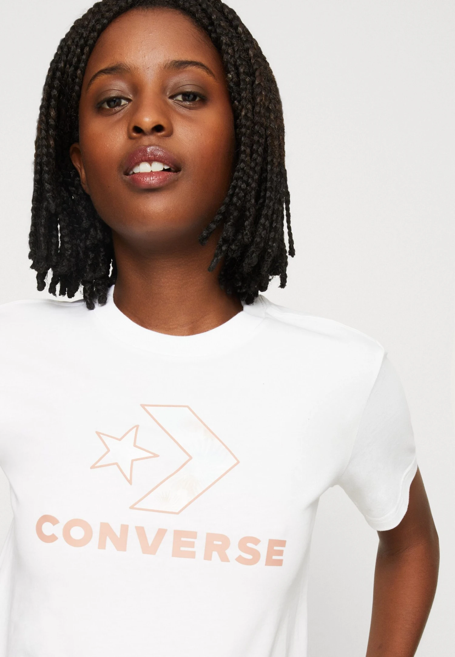 Converse Floral Star Chevron Short SleeveT-Shirt Con StampaWhite Donna T-shirt E Top CO421D0BS-A11 4 Converse Floral Star Chevron Short SleeveT-Shirt Con StampaWhite Donna T-shirt E Top CO421D0BS-A11 - immagine 4