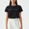 Calli Logo T-Shirt Con StampaBlackWhite Emb Donna T-shirt E Top CFY21D03B-Q11