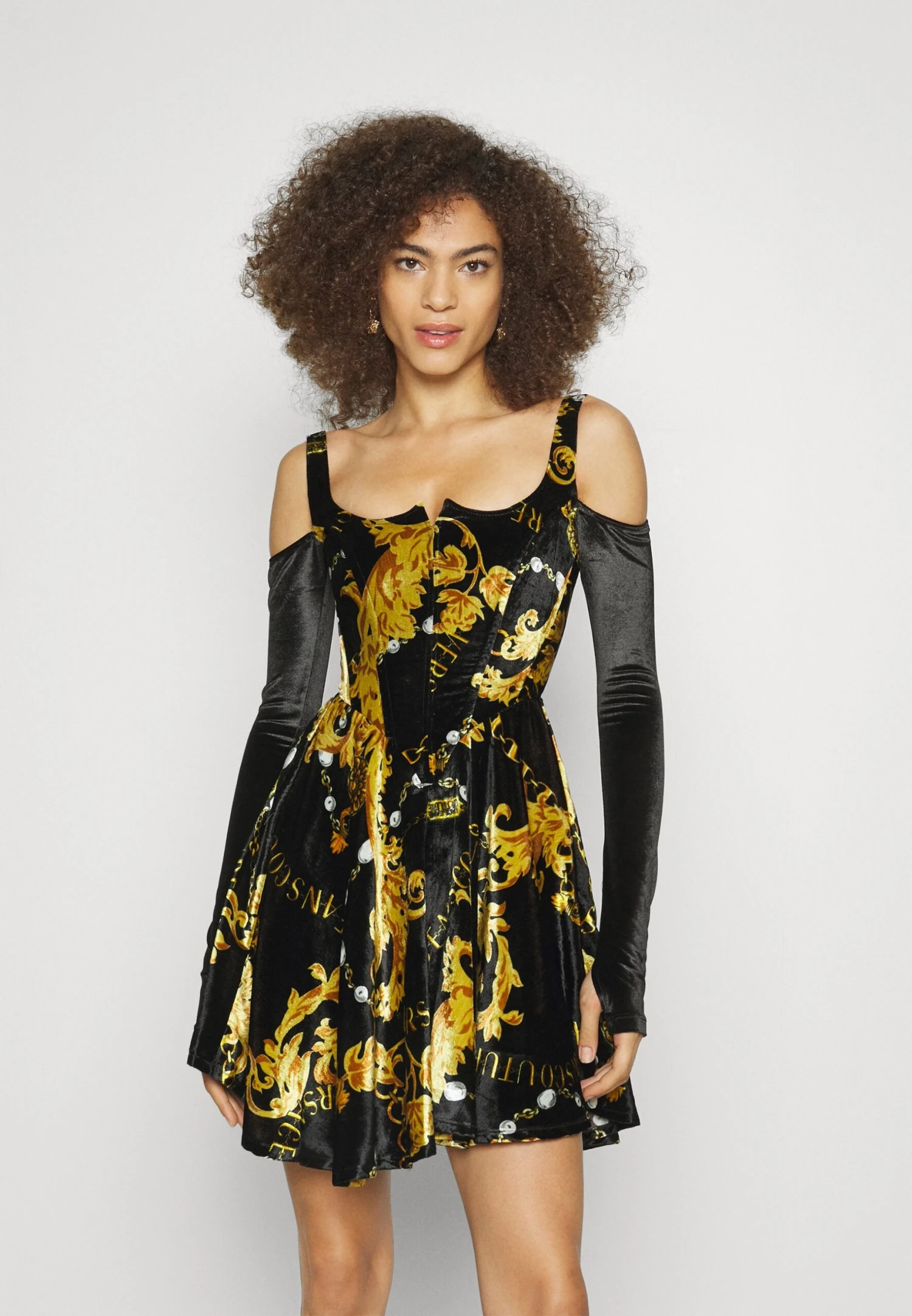 ChainVestito EstivoBlack/Gold Donna Vestiti VEI21C0BW-Q11 1 ChainVestito EstivoBlack/Gold Donna Vestiti VEI21C0BW-Q11